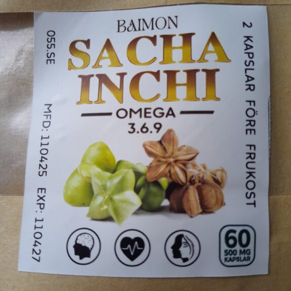 INFO KLICKA PÅ BILDEN Baimon ALLYOUNEED omega Sacha Inchi blodtryckskapslar