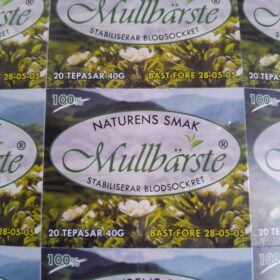 INFO KLICKA PÅ BILDEN Äkta 100% mullbärste 20x2gram tepåsar